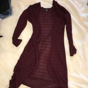 long sweater/cardigan